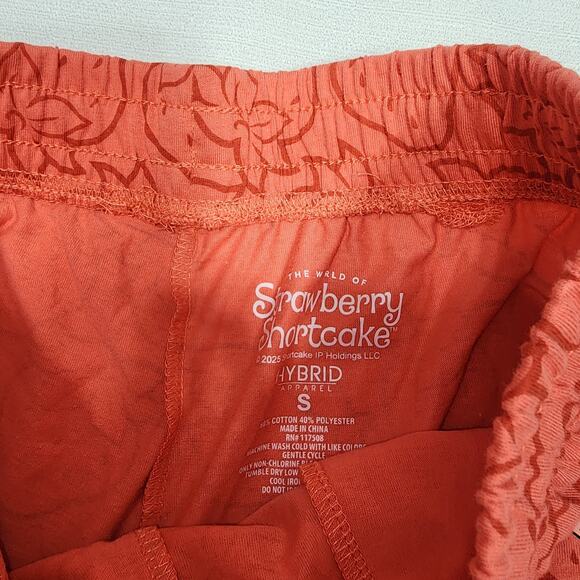 Strawberry shortcake red pajamas women's Small W26''x L39'' - Picture 5 of 7